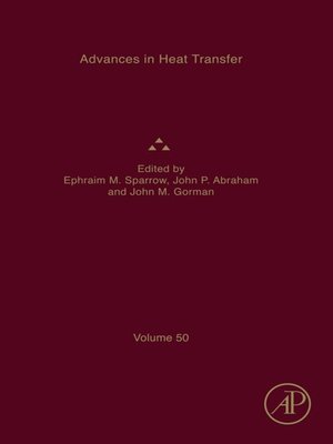 cover image of Advances in Heat Transfer